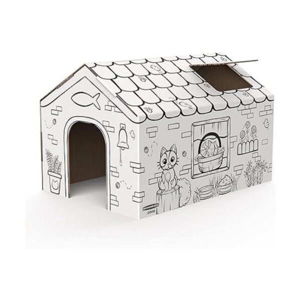 Bankers Box at Play Cat Playhouse Casa de juegos de