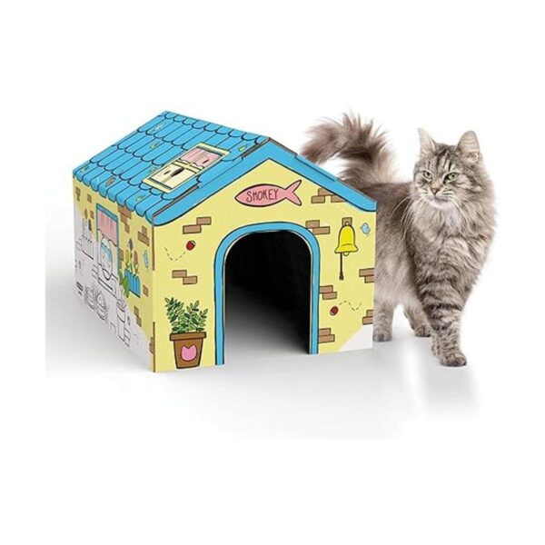 Bankers Box at Play Cat Playhouse Casa de juegos de