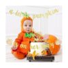 Banner de A Little Pumpkin is On Her Way con purpurina_2