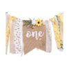 Banner para silla alta con tema de abeja de primer