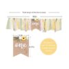 Banner para silla alta con tema de abeja de primer