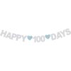 Banner de plata con purpurina para fiestas de 100 días_1