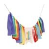 Banner para silla alta con temática de arco iris pancarta