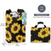 Baofu Cesta para la colada con diseño de girasol grande