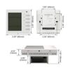 Baomain Termostato programable LCD Digital AC110120V D702_3