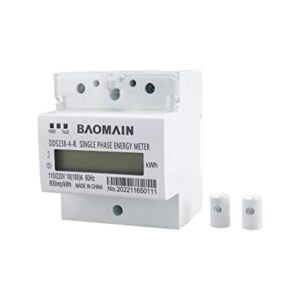 Baomain DDS2384R Medidor de energía monofásico de tres_1