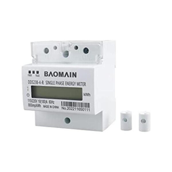 Baomain DDS2384R Medidor de energía monofásico de tres_1