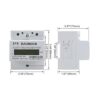 Baomain DDS2384R Medidor de energía monofásico de tres_2