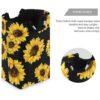 Baofu Cesta para la colada con diseño de girasol grande
