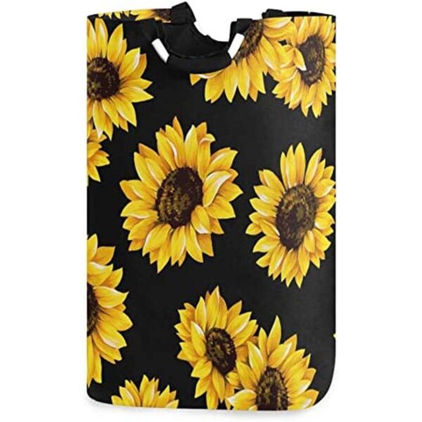 Baofu Cesta para la colada con diseño de girasol grande