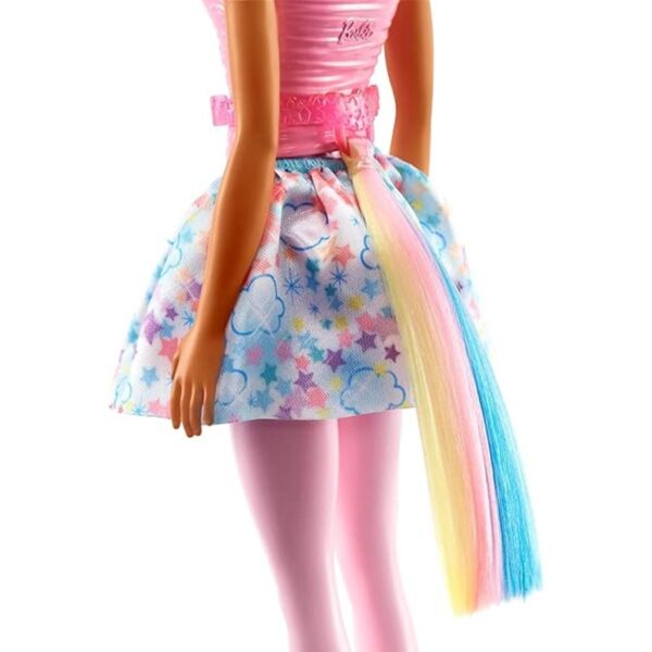 Barbie Dreamtopia Muñeca de unicornio cabello azul y_5
