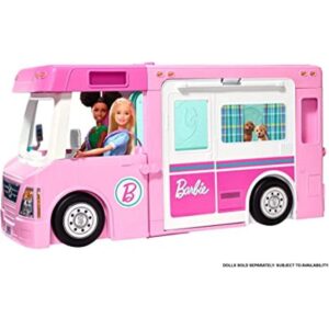 Barbie Camper DreamCamper Juego de juguete 3 en 1 para_1