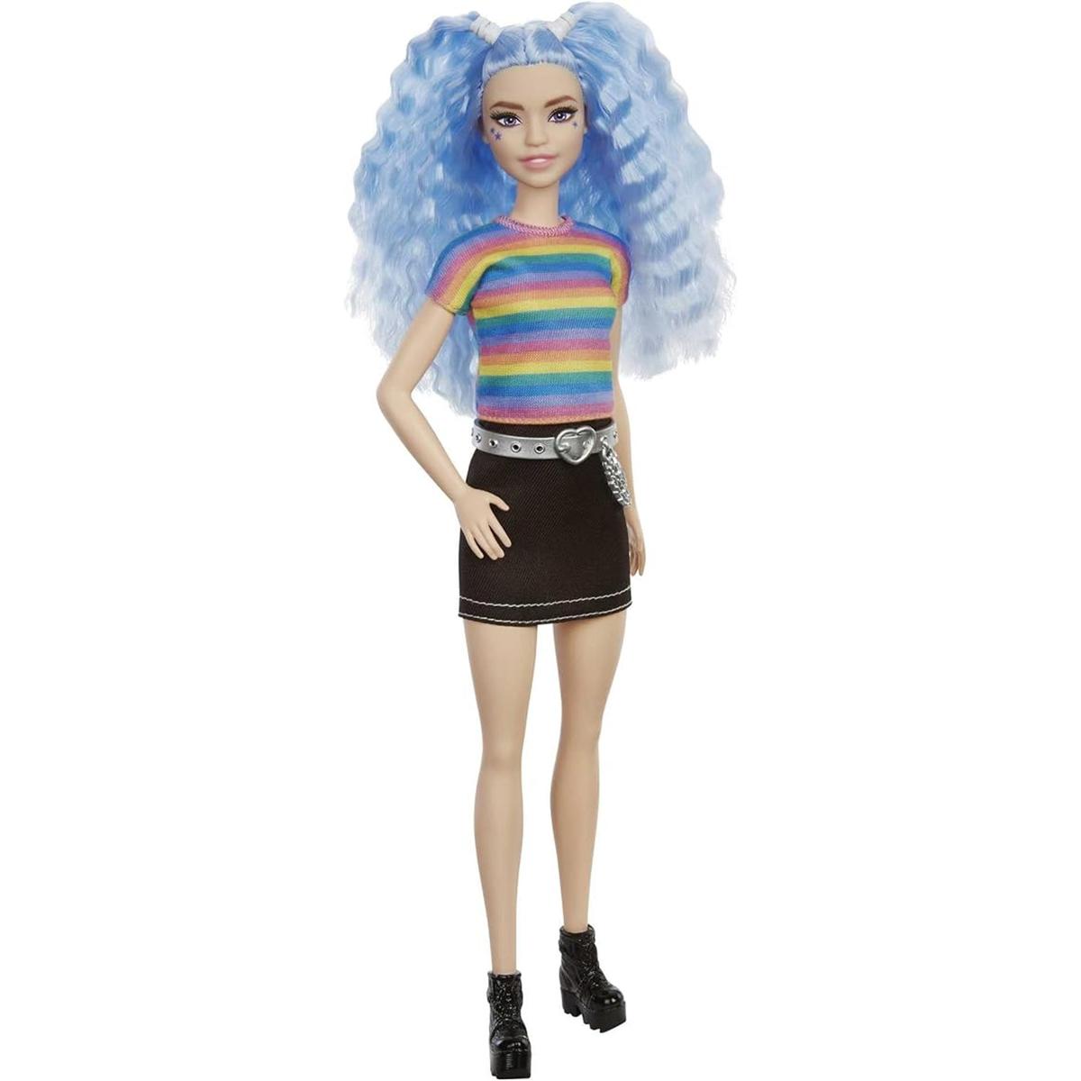 Barbie Fashionistas Doll 170 parte superior de rayas