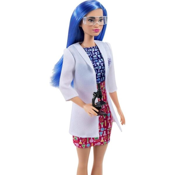 Barbie Muñeca científica 12 pulgadas cabello azul_3