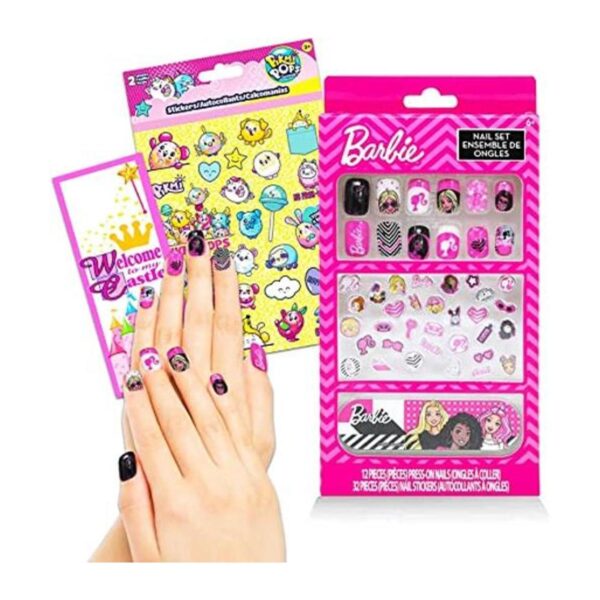 Barbie Nail Art Juego de 60 calcomanías para uñas Barbie_1