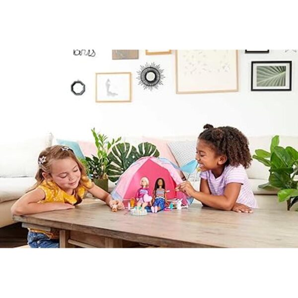 Barbie Se necesitan dos juegos de campamento con tienda de_2