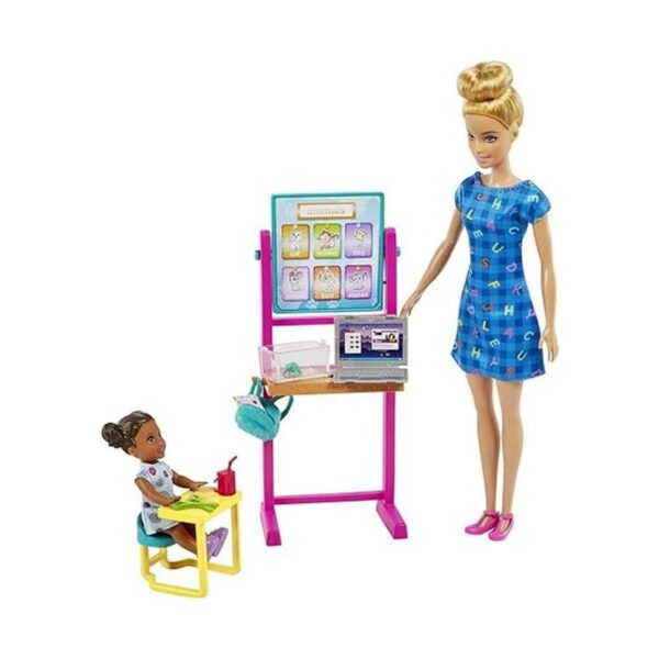 Barbie Muñeca para profesores morena tablero abatible_1