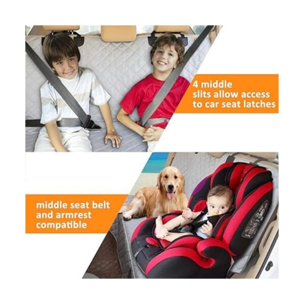 Bark Lover Protector de asiento trasero para perro fundas