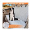Bark Lover Protector de asiento trasero para perro fundas