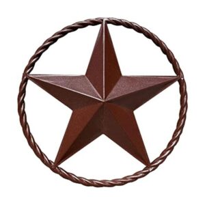 Barn Star Decoración rústica vintage de metal con