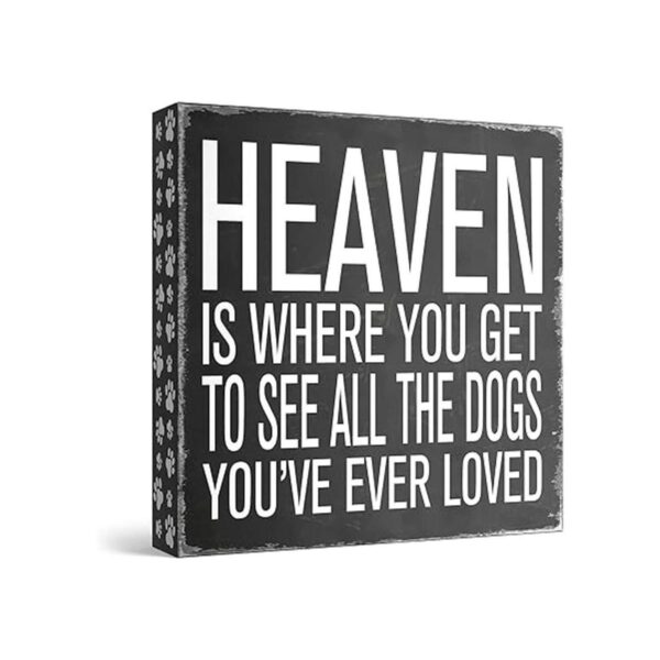 Barnyard Designs Letrero de madera Heaven para