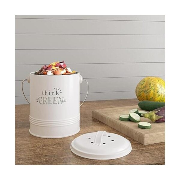 Barnyard Designs Cubo de compostaje de cocina mostrador