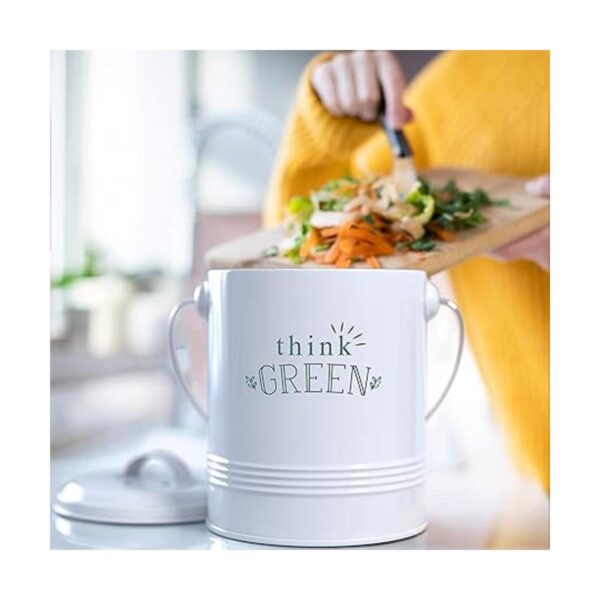 Barnyard Designs Cubo de compostaje de cocina mostrador