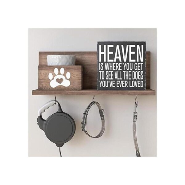 Barnyard Designs Letrero de madera Heaven para