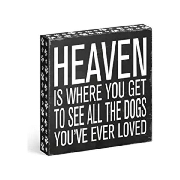 Barnyard Designs Letrero de madera Heaven para