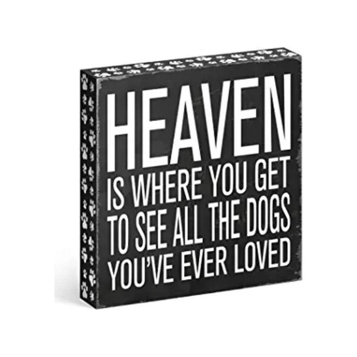 Barnyard Designs Letrero de madera Heaven para