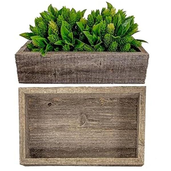 BarnwoodUSA Pequeña caja de madera rústica Lo mejor para