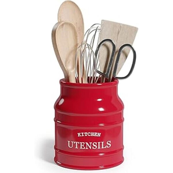 Barnyard Designs Soporte de cerámica para utensilios de