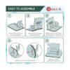 Barva Estante adaptable para armas de madera para 2_6