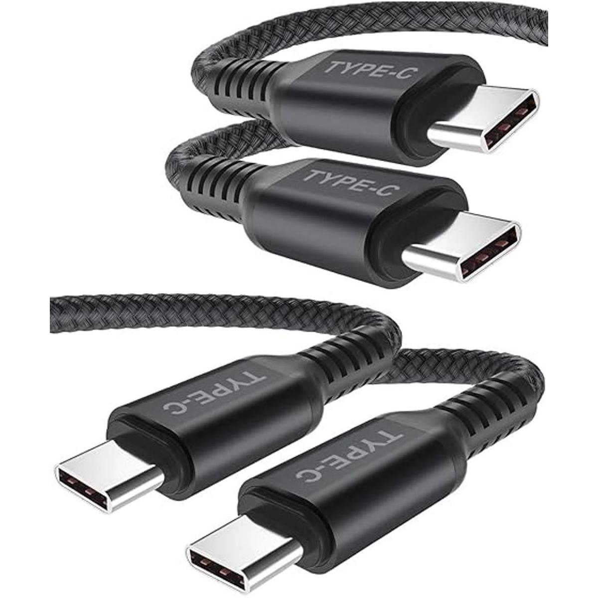 Basesailor Cable USB C a tipo C de 100 W de 6.6 pies 2