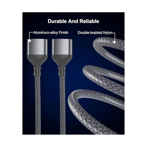 Basesailor Adaptador de cable USB C macho a doble USB