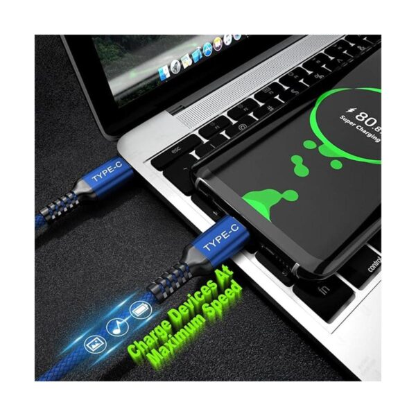 Basesailor Cable USB tipo C a C de 100 W de 6.6