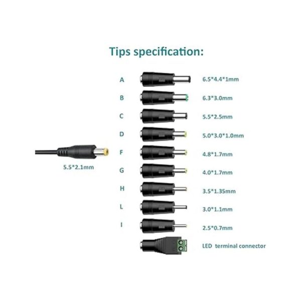 Basicvolt Fuente de alimentación universal de 9 V 2 A_2