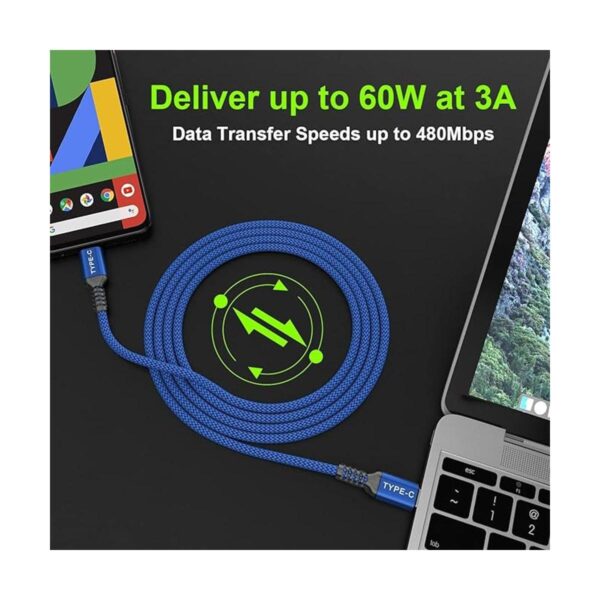 Basesailor Cable USB tipo C a C de 100 W de 6.6