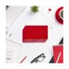 Bastex Paquete de 60 tarjetas de metal negro en blanco