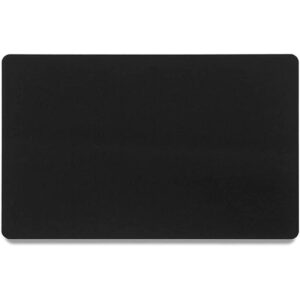 Bastex Paquete de 60 tarjetas de metal negro en blanco