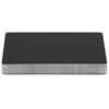 Bastex Paquete de 60 tarjetas de metal negro en blanco