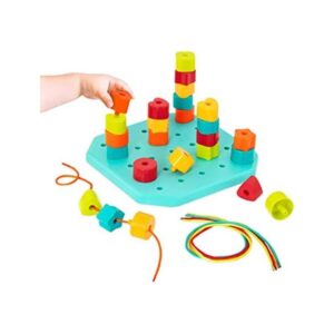 Battat Tablero de clavijas para niños pequeños Juego de_1