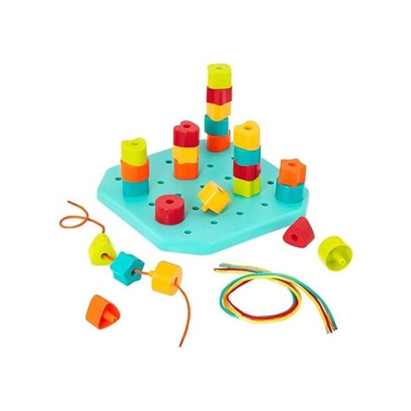 Battat Tablero de clavijas para niños pequeños Juego de_6