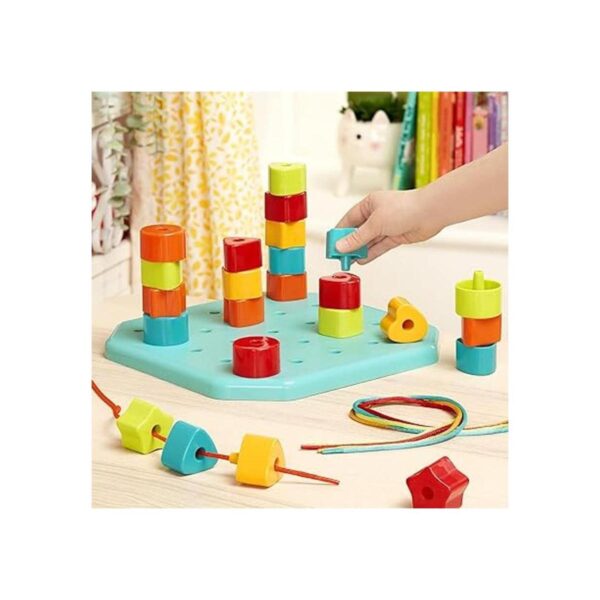 Battat Tablero de clavijas para niños pequeños Juego de_4