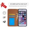 Bcov Funda de piel con tapa para Google Pixel 4 diseño_5