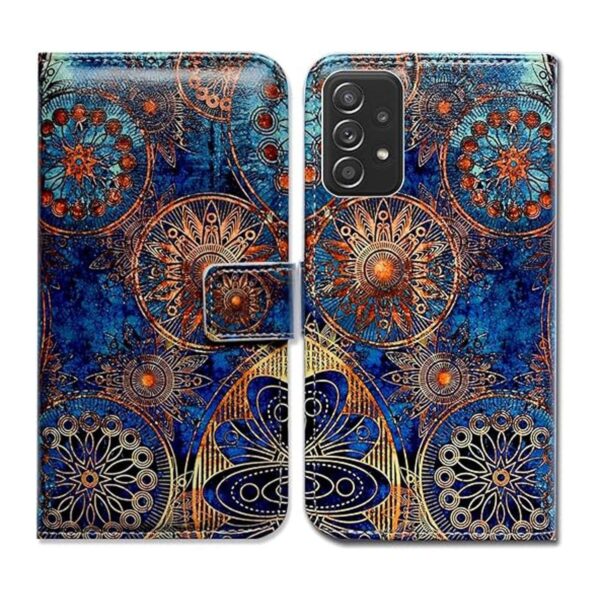 Bcov Funda para Galaxy A52 5G funda de cuero con diseño_1