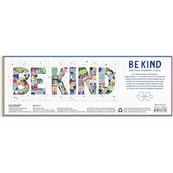 Be Kind Puzzle panorámico de 1000 piezas_4