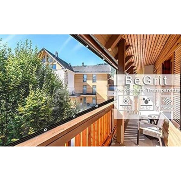 BeGrit Clear Tarps Lona impermeable resistente con_6