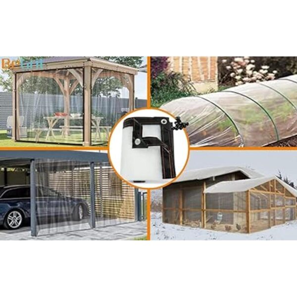 BeGrit Clear Tarps Lona impermeable resistente con_3
