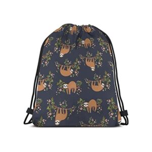 Beabes Lindo Alpaca Llama Bolsas de Cordón Mochila_1